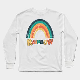 Vintage Rainbow Long Sleeve T-Shirt